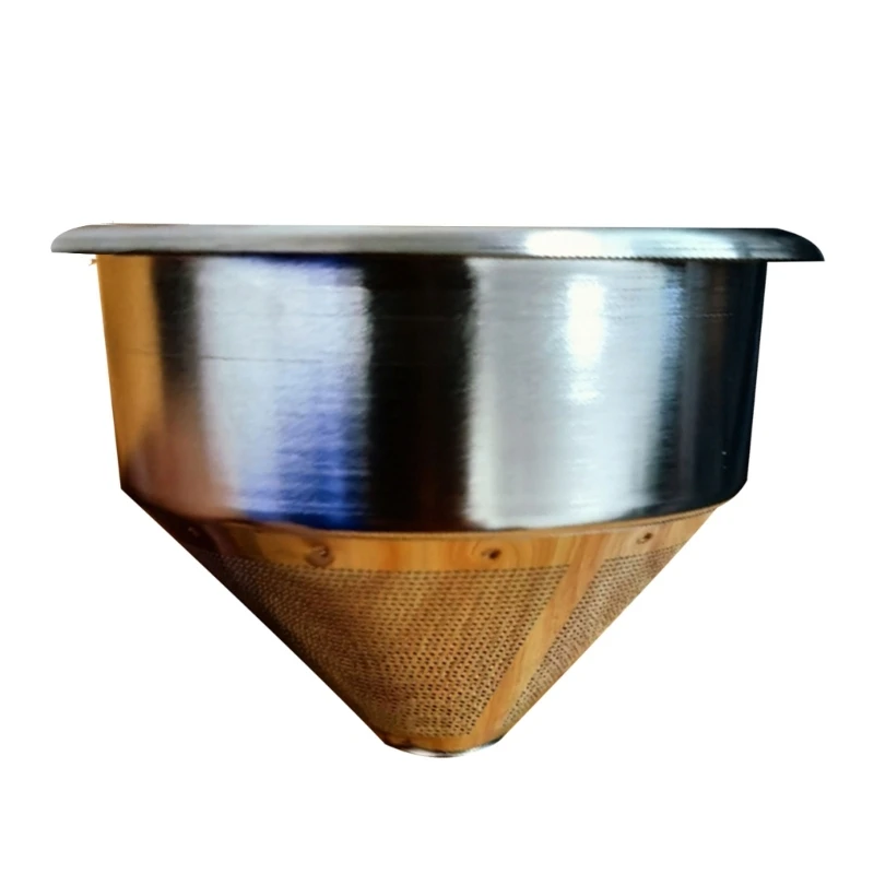 M2EE – poignée Machine à café en acier inoxydable, bol à poudre, panier filtrant durable, facile à nettoyer pour Machine à