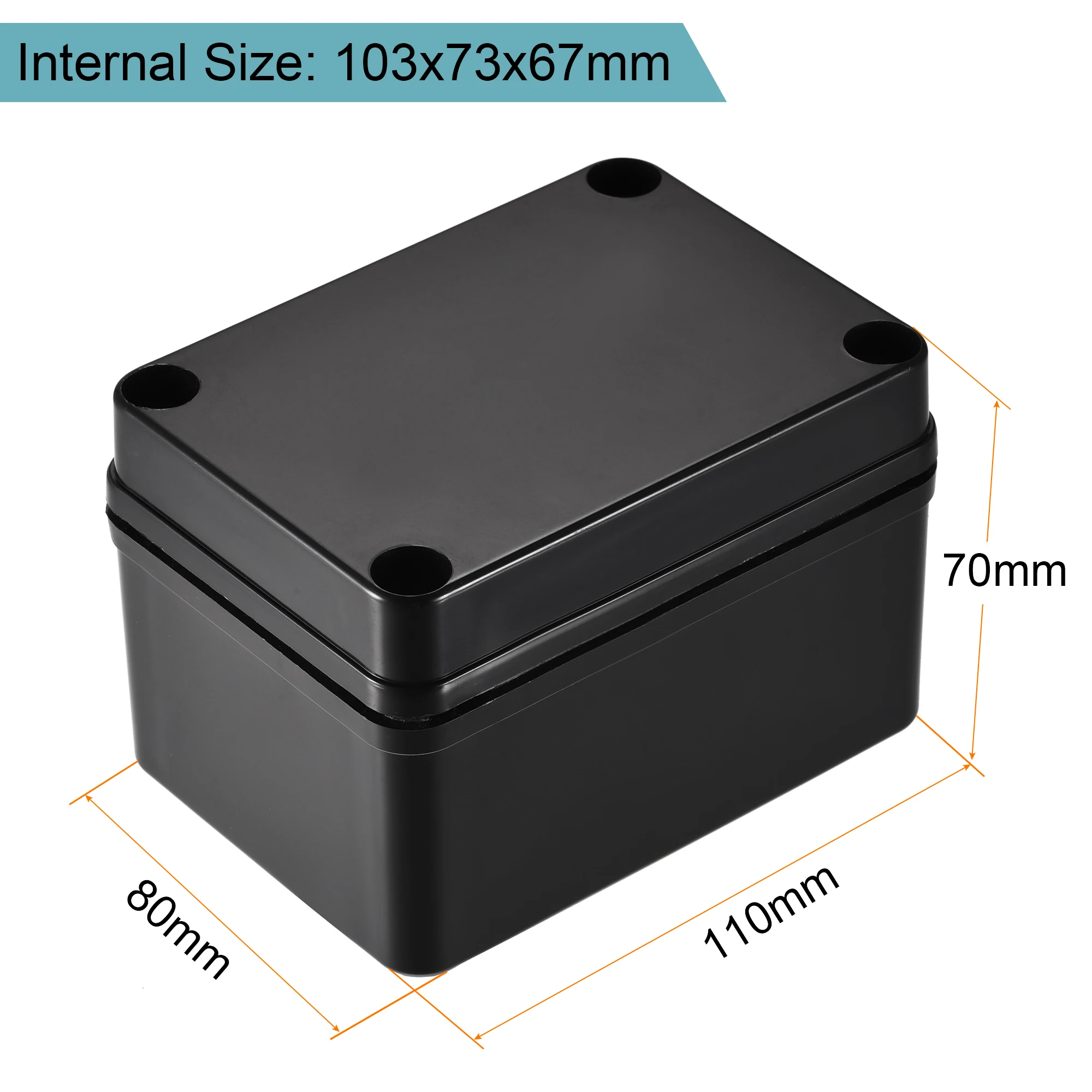 Waterproof Junction Box ABS Plastic Project Box Storage Shell Housing Instrument Case Enclosure Control Box Electronic Supplies