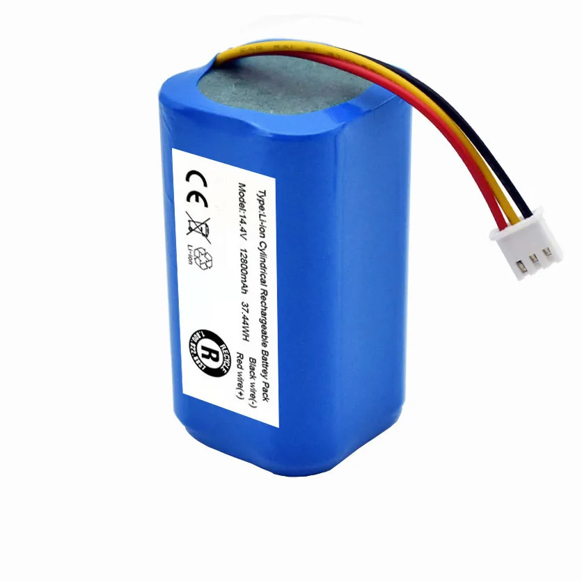 Jedila. (Para c30b) bateria original de alta capacidade para liectroux c30b robô aspirador de pó, 12800mah, célula de lítio, 1 pc/pacote.