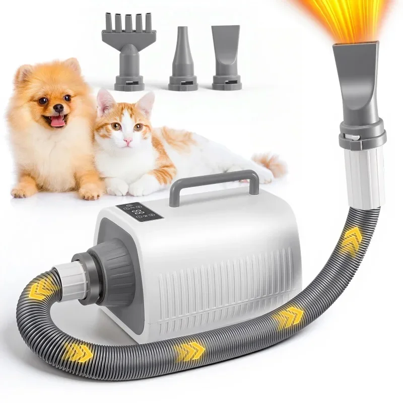 Pet Grooming Vacuum 2100W High-Speed Dog Grooming Kit with 9 Levels Pet Hair Dust Cup Dog Brush for Pet Hair Vacuum Cleaner