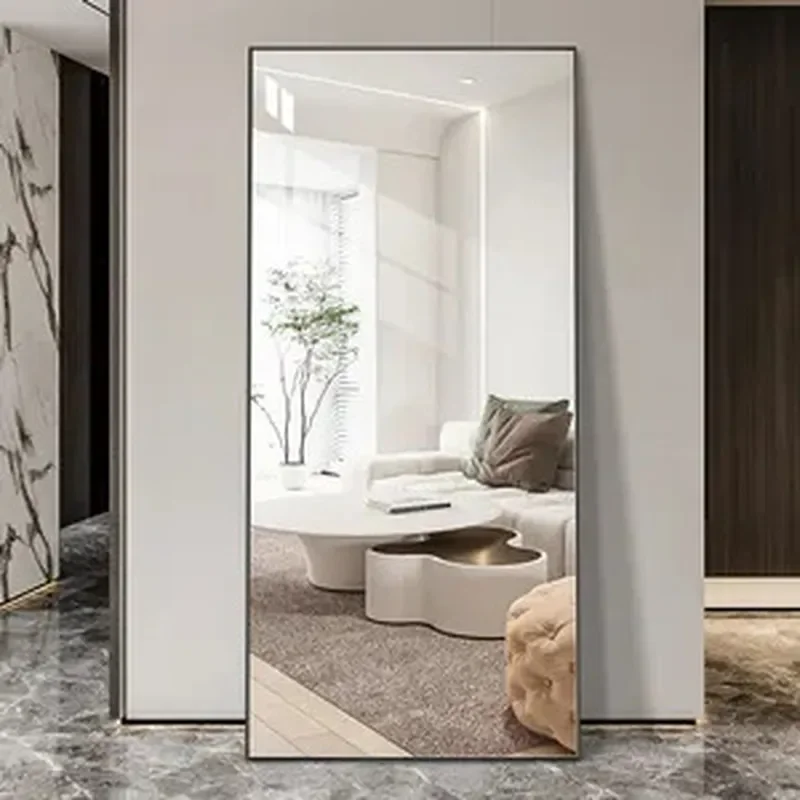 for Customized Modern Simple Right Angle Mirror Clothing Store Fitting Large Mirror Living Room Entrance Wall Hanging Full