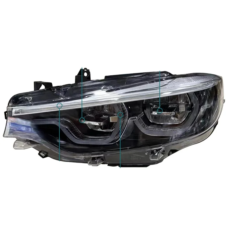 

Обновление до светодиодных фар DRL в стиле GTS, аксессуары для BMW M3 M4 F80 F82 2013-2020, передняя фара, сборка Plug and play