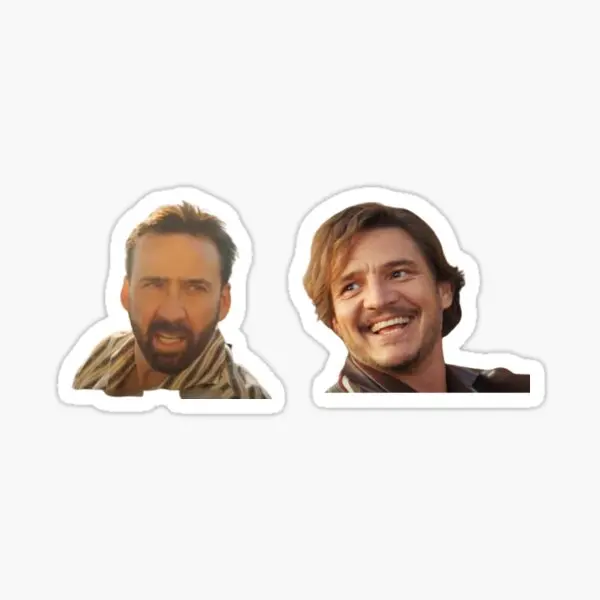 Pedro And Nick Pedro Pascal And Nicolas  5PCS Stickers for Anime Cute Wall Decorations Print Luggage Home Living Room Kid