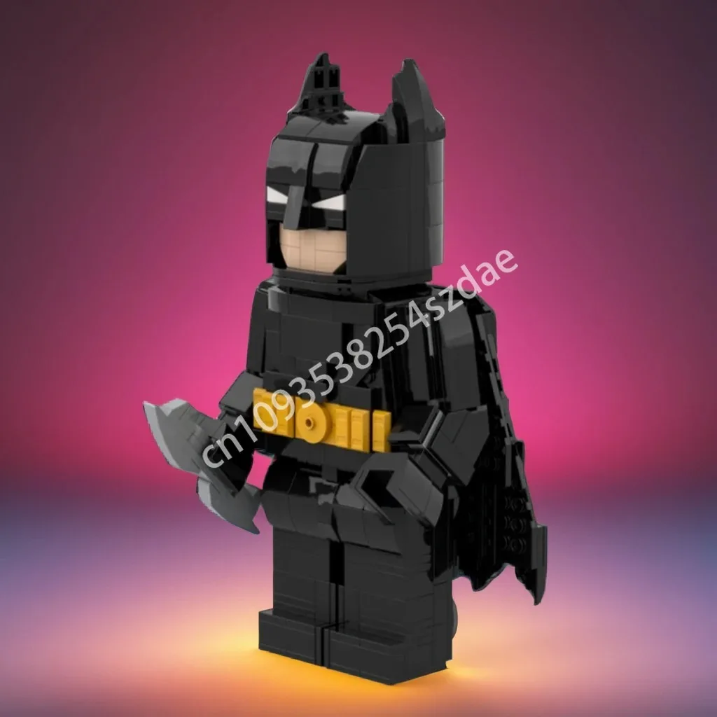 741 шт. MOC Bates-mans Up масштабированная минифигурка Коллекционные минифигурки Строительные блоки DIY Рождественская игрушка Подарок для творчества Дети