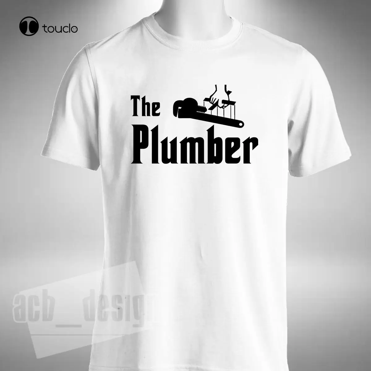 New Fashion Tee Shirt The Plumber Mens T Shirt Funny God Father Style Plumbing Heating Hot Water Summer T-Shirt Unisex