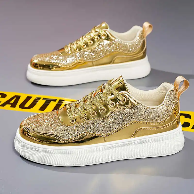 Shose Mens Skaters Vulcanize Men's Yellow Sneakers Kawaii Shoes Sport Sneskers Saoatenis Boty Cool Vzuttya Sapatenes