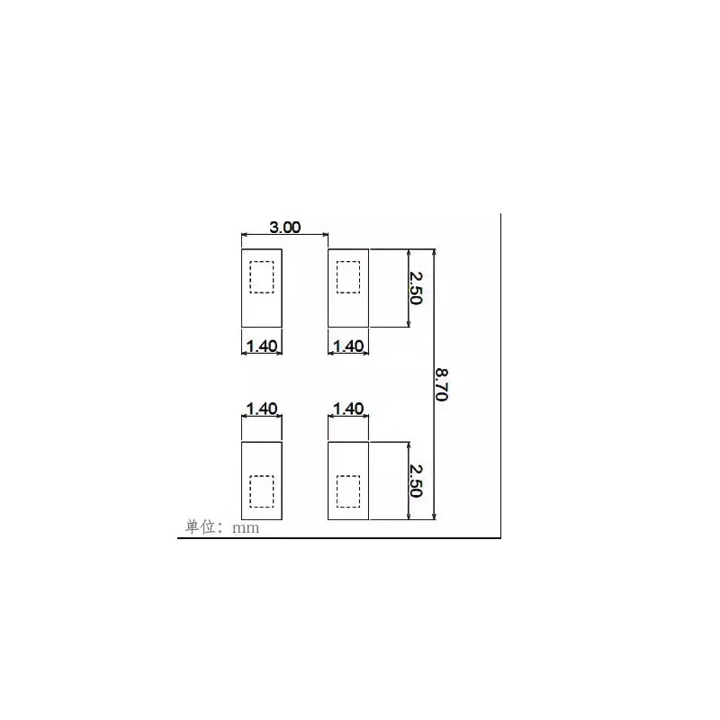 5 teile/lose Korea Miniatur-Chip-Terminal LED-Streifen Lichtst reifen Verdrahtung stecker 2 Löcher anstelle von 2059-302 Schalter