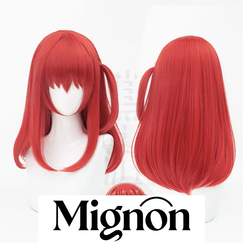 

Бокки Рок! Kita Ikuyo Косплей Парик Красный Боковой Хвост Подарок на Хэллоуин