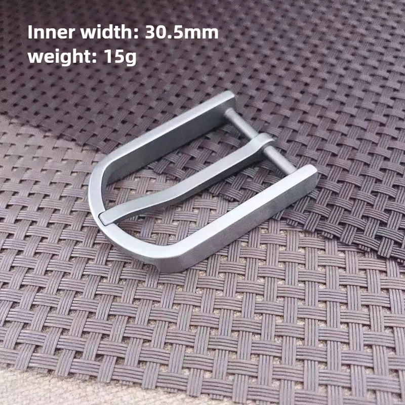 3 سنتيمتر التيتانيوم النقي دبوس مشبك غير قابل للصدأ حزام التآكل الرجال النساء حزام مشبك-حزام جينز متعدد الاستخدامات عادية رئيس التبعي #2