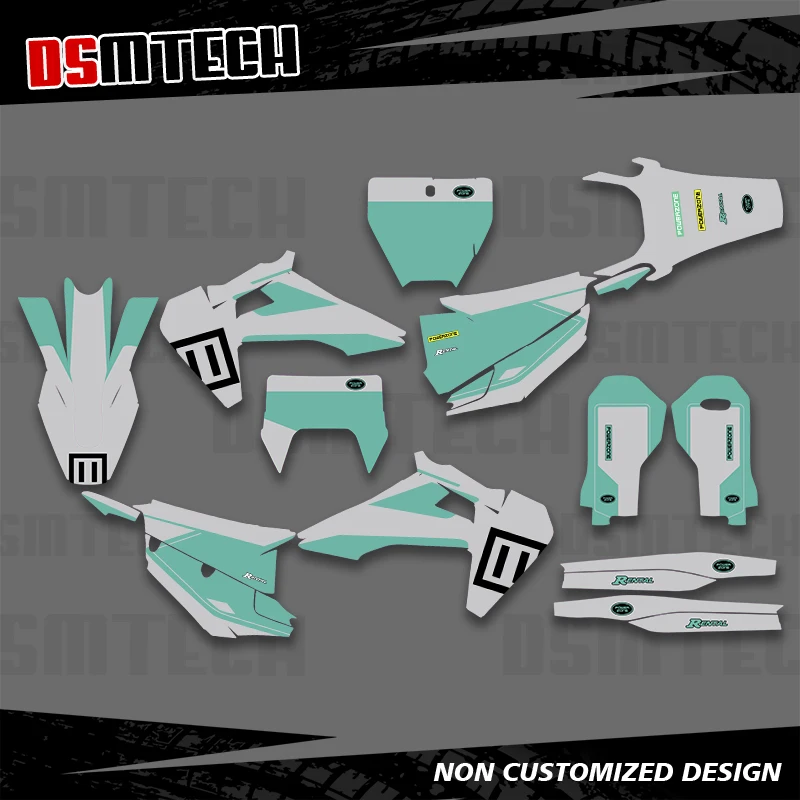 

DSMTECH для HUSQVARNA 125 250 300 350 450 501 TE FE 2020 2021-22 TC FC FS 2019 2020-21 графические наклейки наклейки фон 004