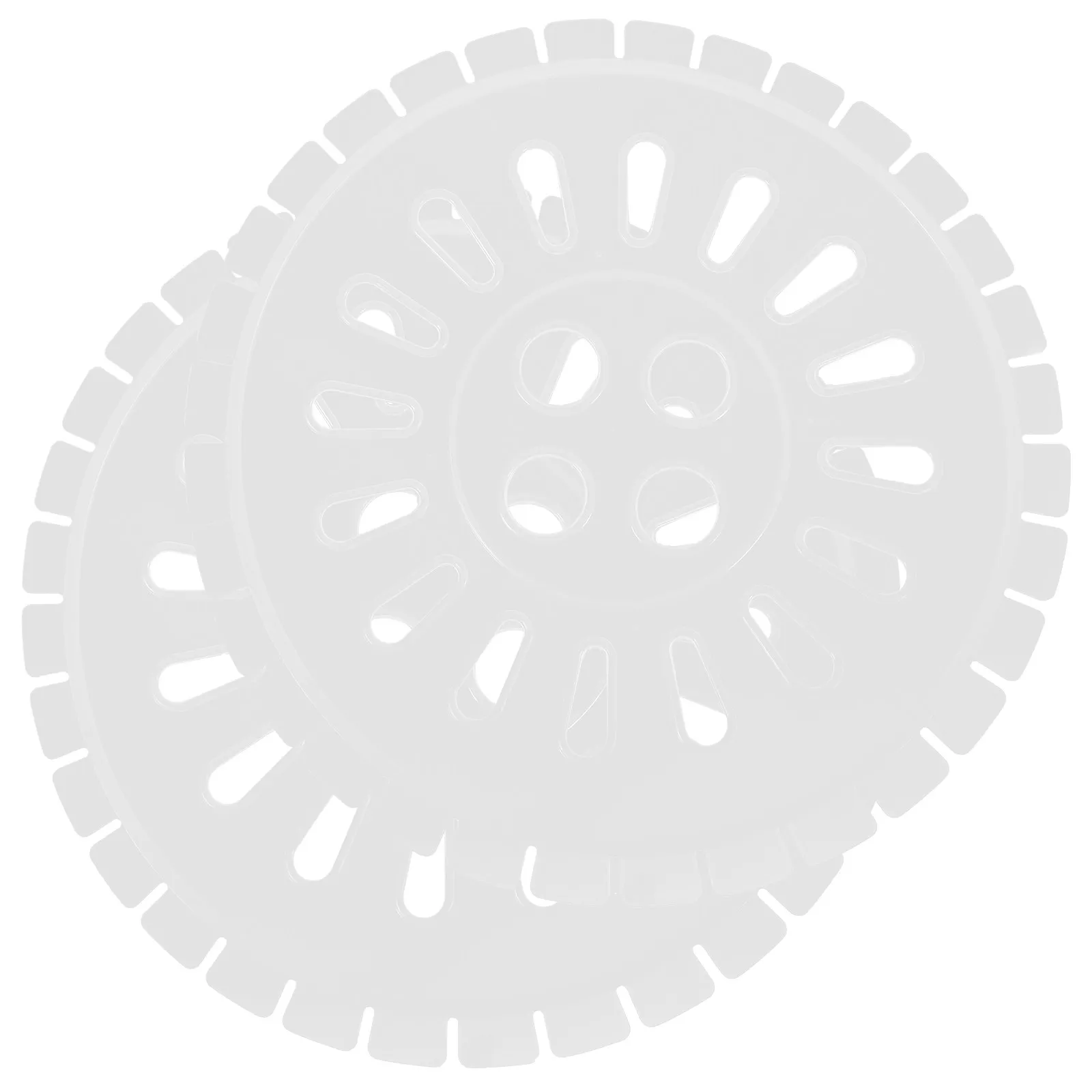 2Pcs Washing Machine Pressure Plates Spinner Cap Covers Universal Semi Automatic Parts Noise Reduction Vibration Dampening Front