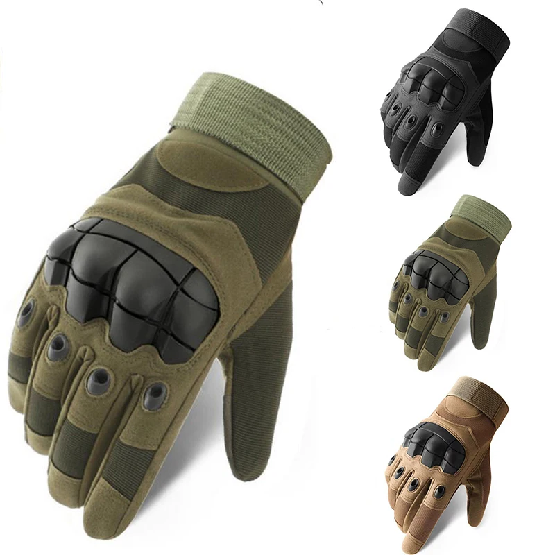 

Motorcycle Gloves Hunting Full Finger Walking Tactical Gloves Climbing Shooting Gloves Touch Design Fitness Protection Sports