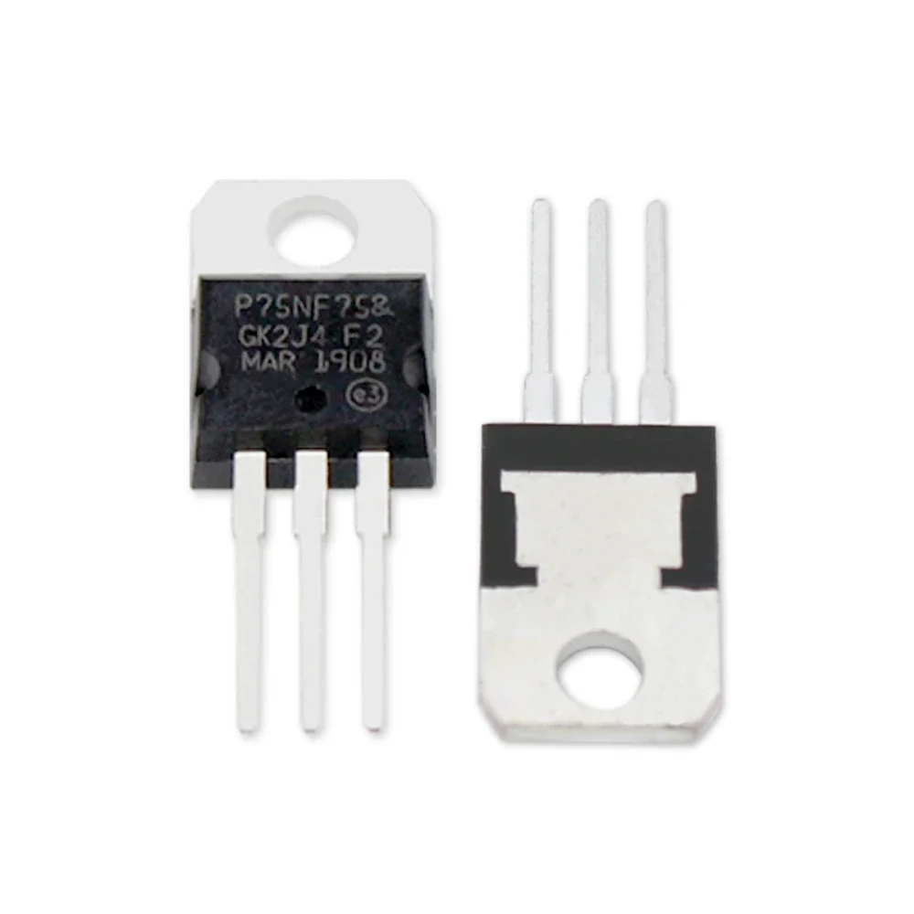 5/10PCS STP75NF75 Mosfet Transistor TO-220 Power FET Field Effect Transistors 75V 80A for Motor/Inverter/Power Supply