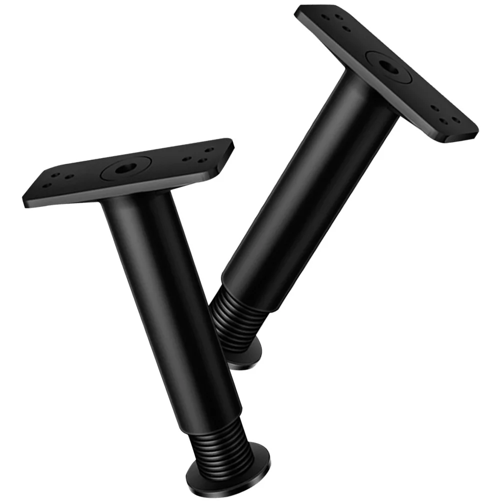 

2pcs Center Support Leg Adjustable Height 5.89 To 9.84In Strong Load-Bearing Furniture Support For Mattress Frame Legs