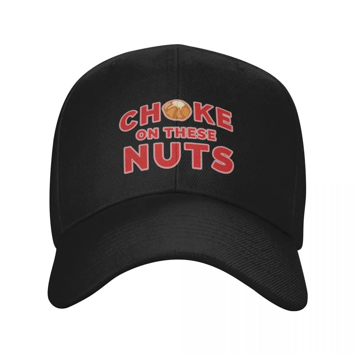 Choke On These Nuts, Buckeye Baseball Cap Visor Icon Elegant Women's Hats Men's