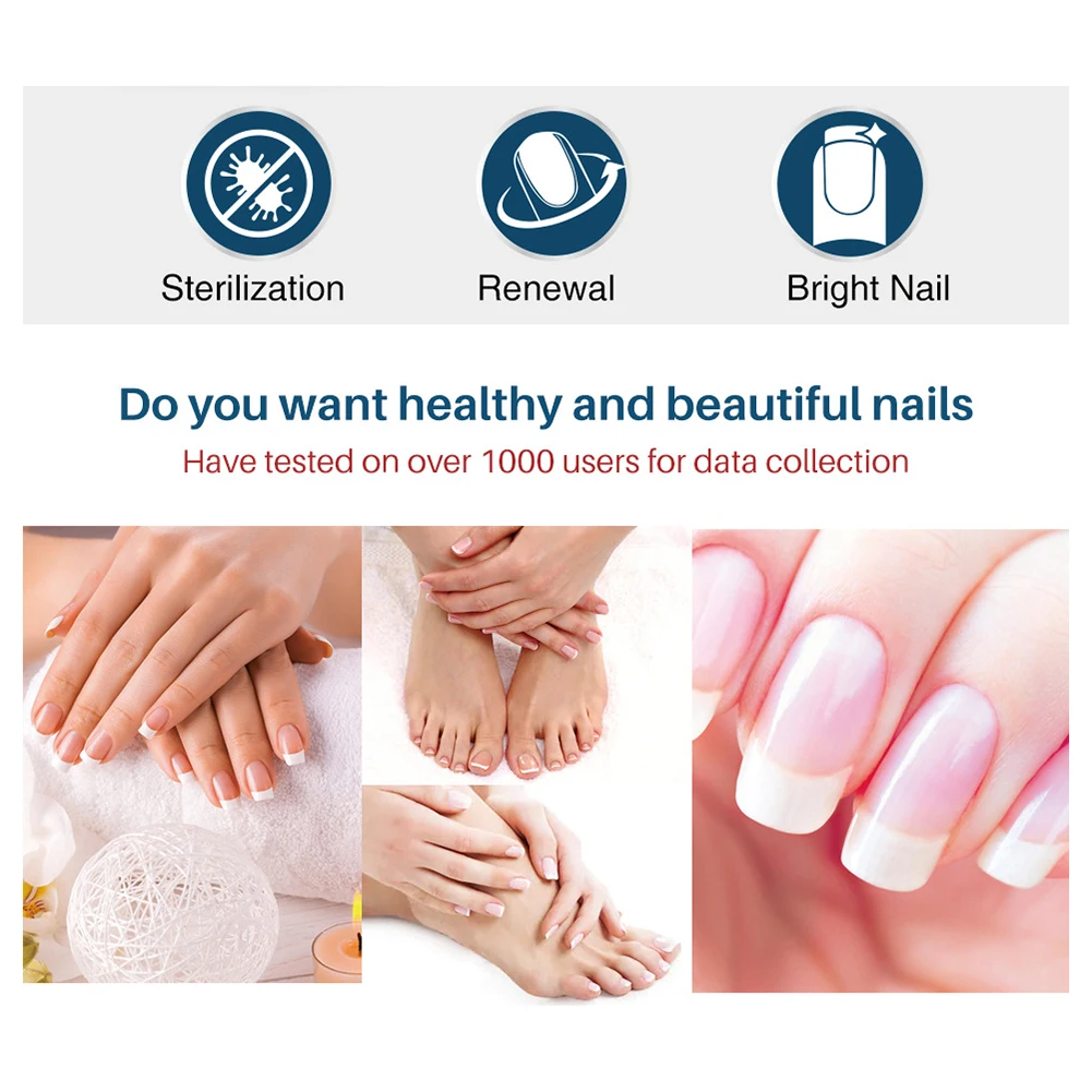 Suero para tratamiento de hongos en las uñas de los pies, fortalece el suero hidratante para el cuidado de las uñas para uñas dañadas