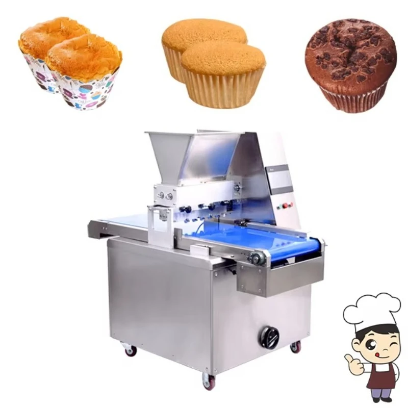 Multi Function Automatic Cupcake Machine Customized All-in-one Cupcake Forming Filling Machine