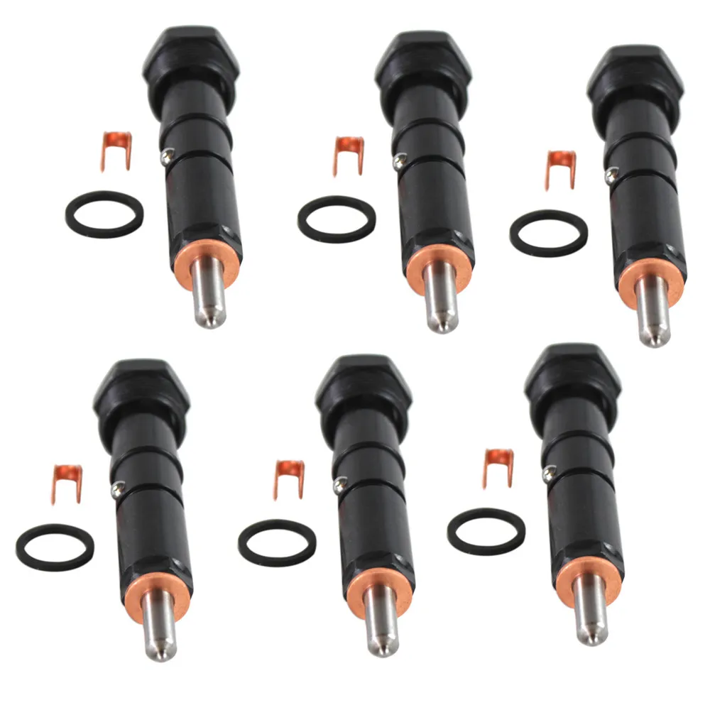 6Pcs 연료 인젝터 마린 0432133864 Bosch Marine 300 50HP Dodge Cummins 5.9L 12V 1994-1998 엔진 커먼 레일 인젝터