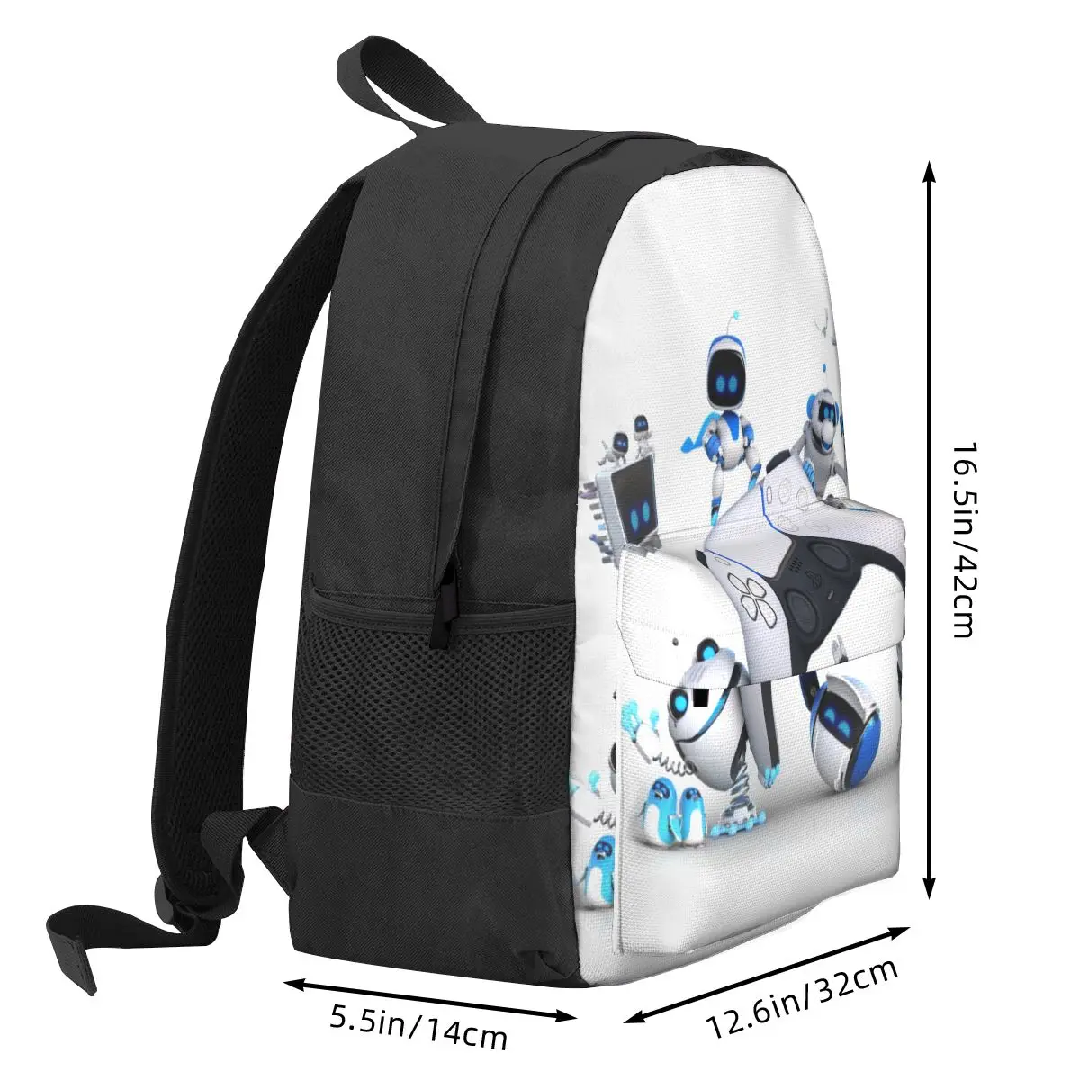 Astrobot Backpacks Boys Girls Bookbag Students School Bags Cartoon Laptop Rucksack Shoulder Bag Large Capacity