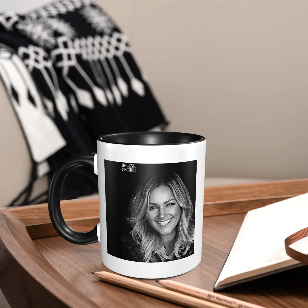 

Кружка Helene Fische, забавные керамические кофейные чашки, чайные кружки, чашка для молока, посуда для напитков, подарок для друзей