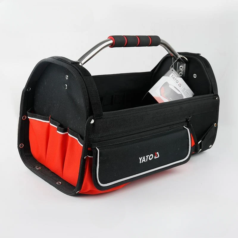 Multifunctional Repair Tool Bag Canvas Thickened Wear-Resistant Storage Tool Bag Portable Satchel Woodworking Electrician