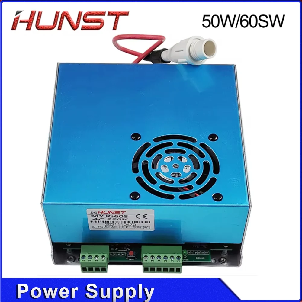 مُزود طاقة بالليزر مناسب لماكينة القطع والنقش بقدرة 40-70 واط ، أنبوب زجاجي ، 50 واط ، أو ، أو V ، أو V ، أو V ، اختياري