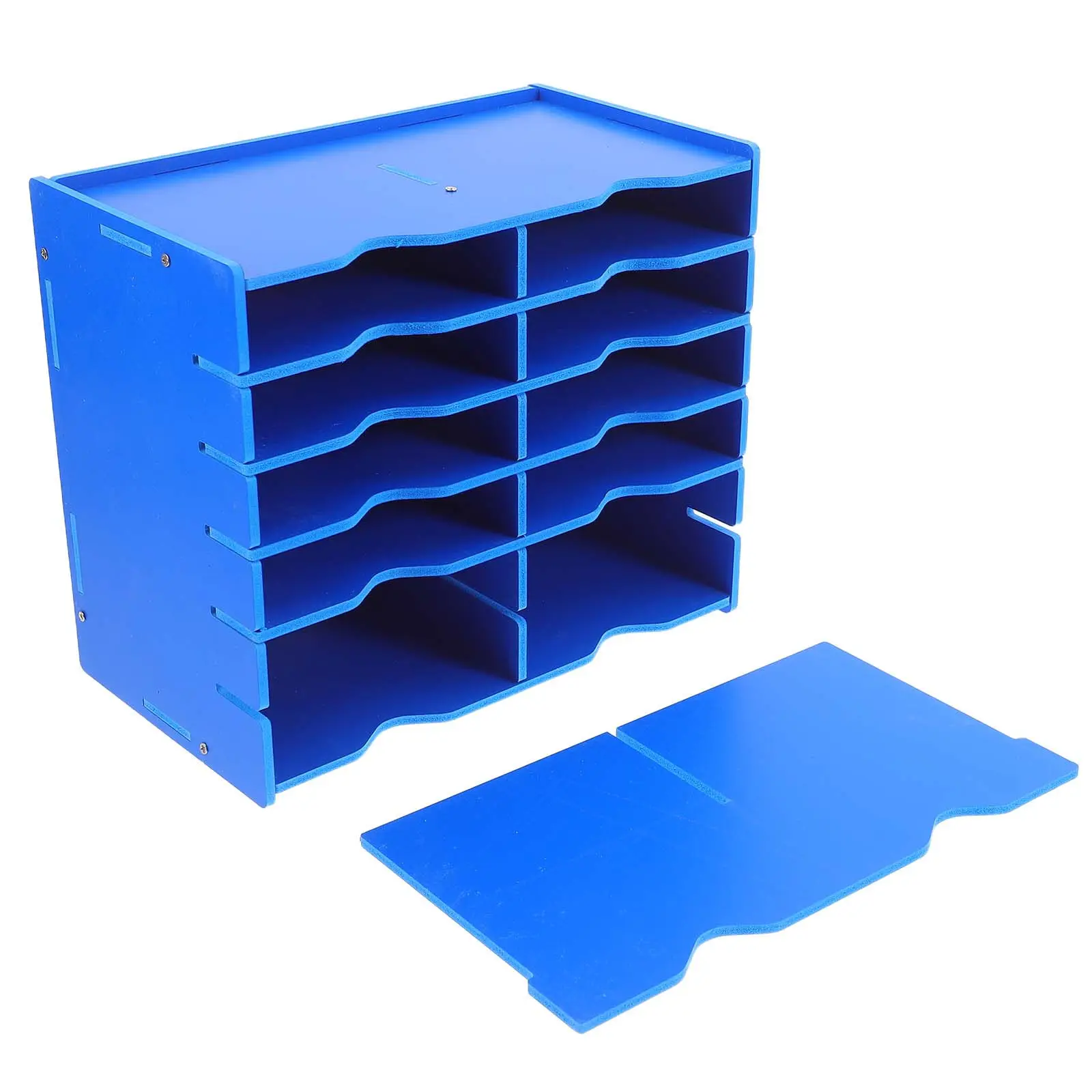 Sleek Modern Desktop Storage Box Phone Organizer Remote Controller Holder Office Desk Accessories Multi-Phone Rack Teacher