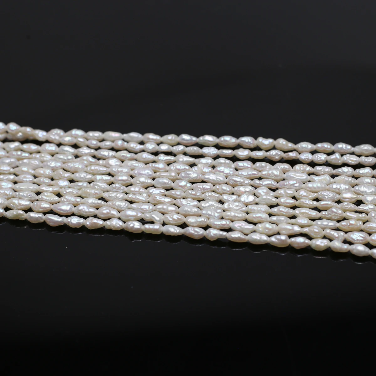 3-4mm Eine Natürliche Süßwasserperle Keshi Mini Unregelmäßige Perlen Charms für DIY Halskette Armbänder Schmuck Machen Zubehör Geschenke