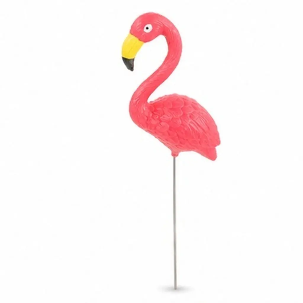 Simulated Flamingo Decor Resin Garden Ornament Outdoor Lawn Yard Art For Flower Pot Patio Backyard Party Micro Bonsai