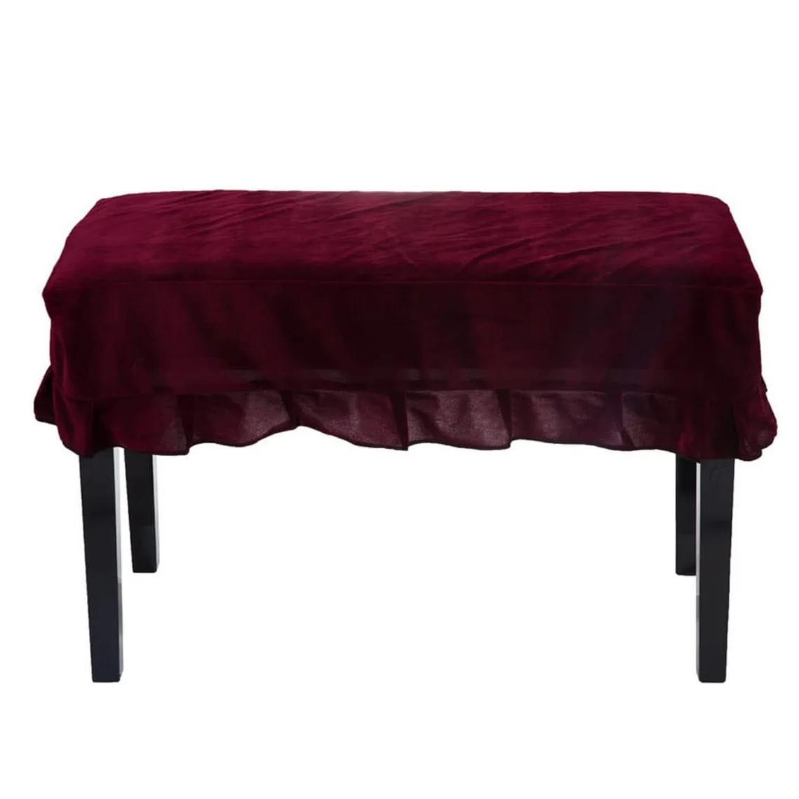 

Universal Piano Stool Chair Bench Dust Velvet Protective Cover for Piano Dual Seat Bench Piano Decorated 76x36cm