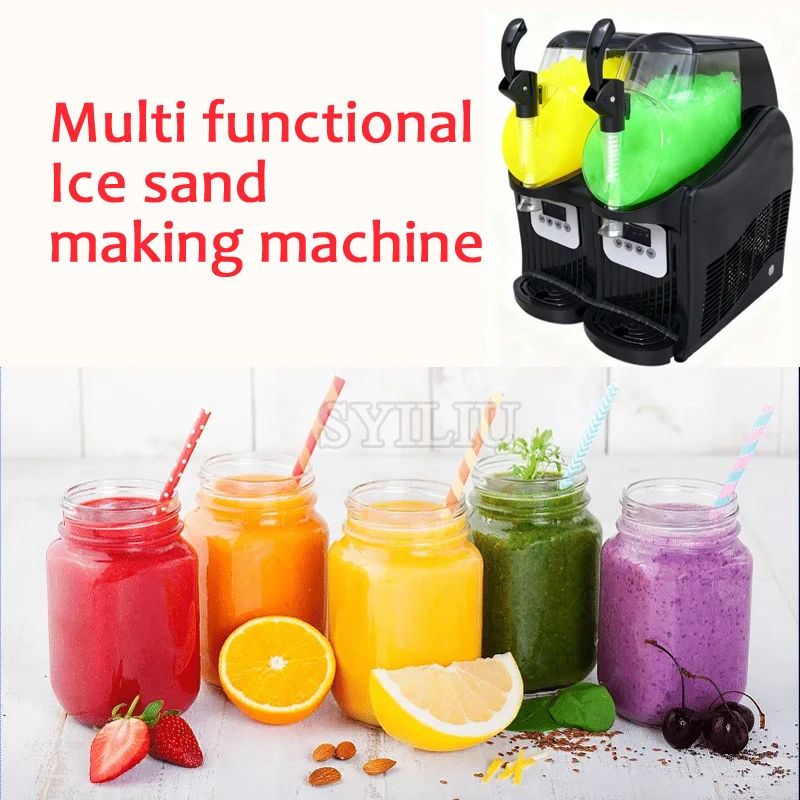 

Аппарат для приготовления слякоти (слэш) 220В/110В, коммерческий, с двумя баками, с беззаботным послепродажным обслуживанием для эффективной работы