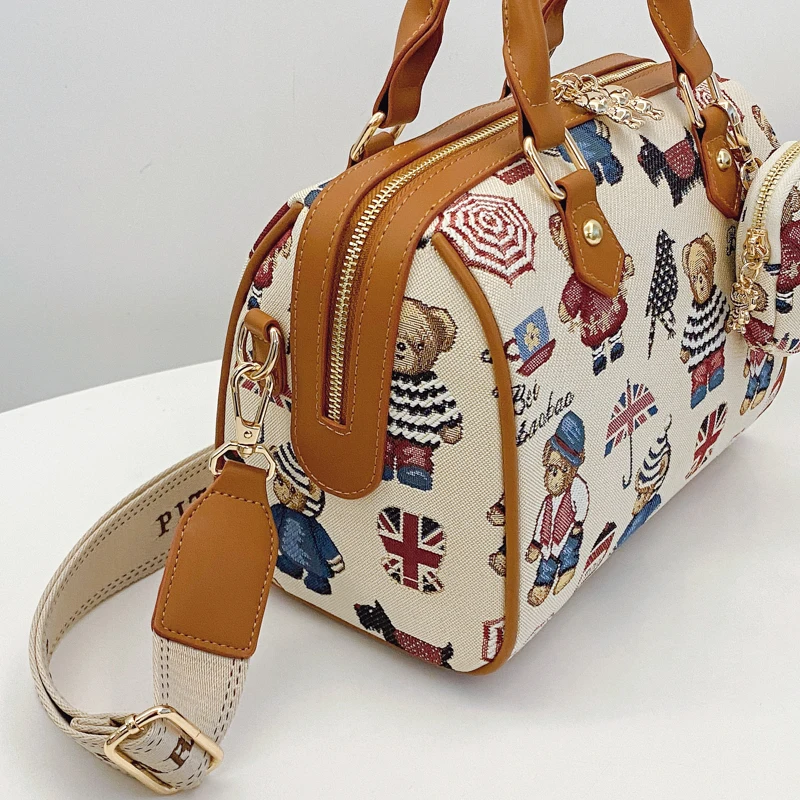 

New Fashion Luxury Brand Women's Crossbody Bag Cartoon Pattern Women's Shoulder Bag High Quality Waterproof Women's Handbags