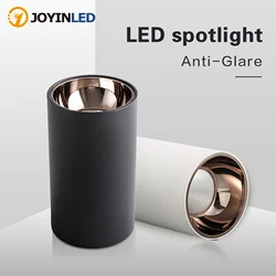 Surface Mounted LED Downlight COB 5W 7W 10W 15W AC110V 220V Cylinder Spot Light Anti Glare Ceiling Lamps for Livingroom Office