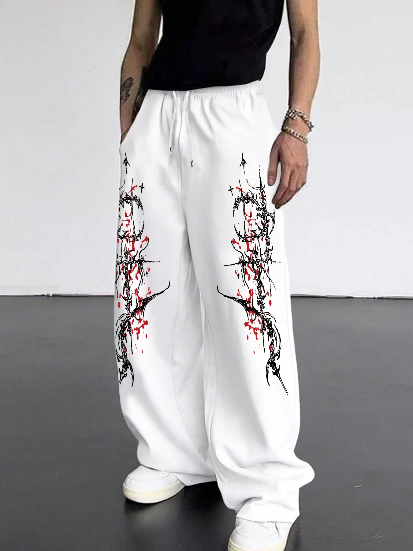 

Men's and Women's Summer New Street Rock Fashion Quick Drying Running Fitness Casual Oversized Loose 3D Printed Pants