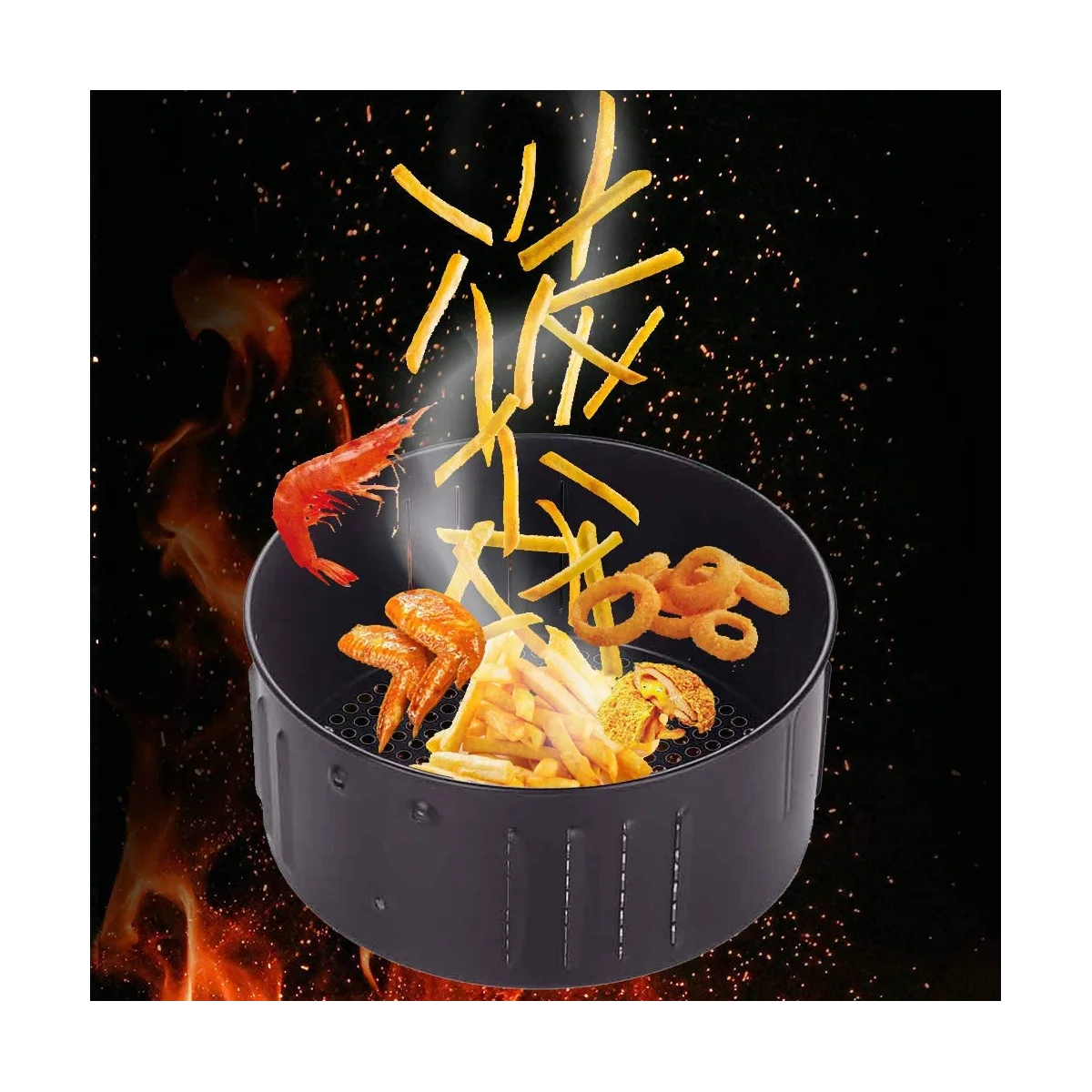 Cesta de repuesto, accesorios de repuesto, cesta para freír antiadherente, 3,5 L