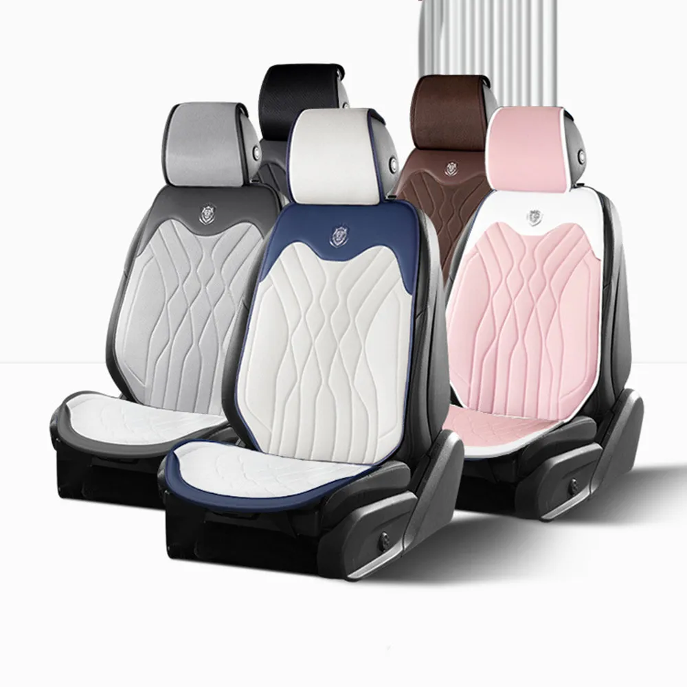 Ice Silk Car Seat Cover Ultra-thin Summer Non-slip Seat Cushion Stylish Car Front Or Rear Seat Back Mat Universal Seat Styling