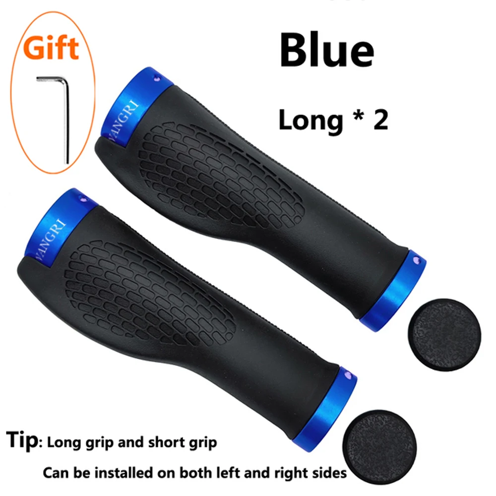 SHIZIWANGRI Fahrradlenkergriffe, langer und kurzer Gummigriff für Twist Shifter, Dual-Ring-Lock, Handauflage, passend für MTB-Faltrad – Detail 23