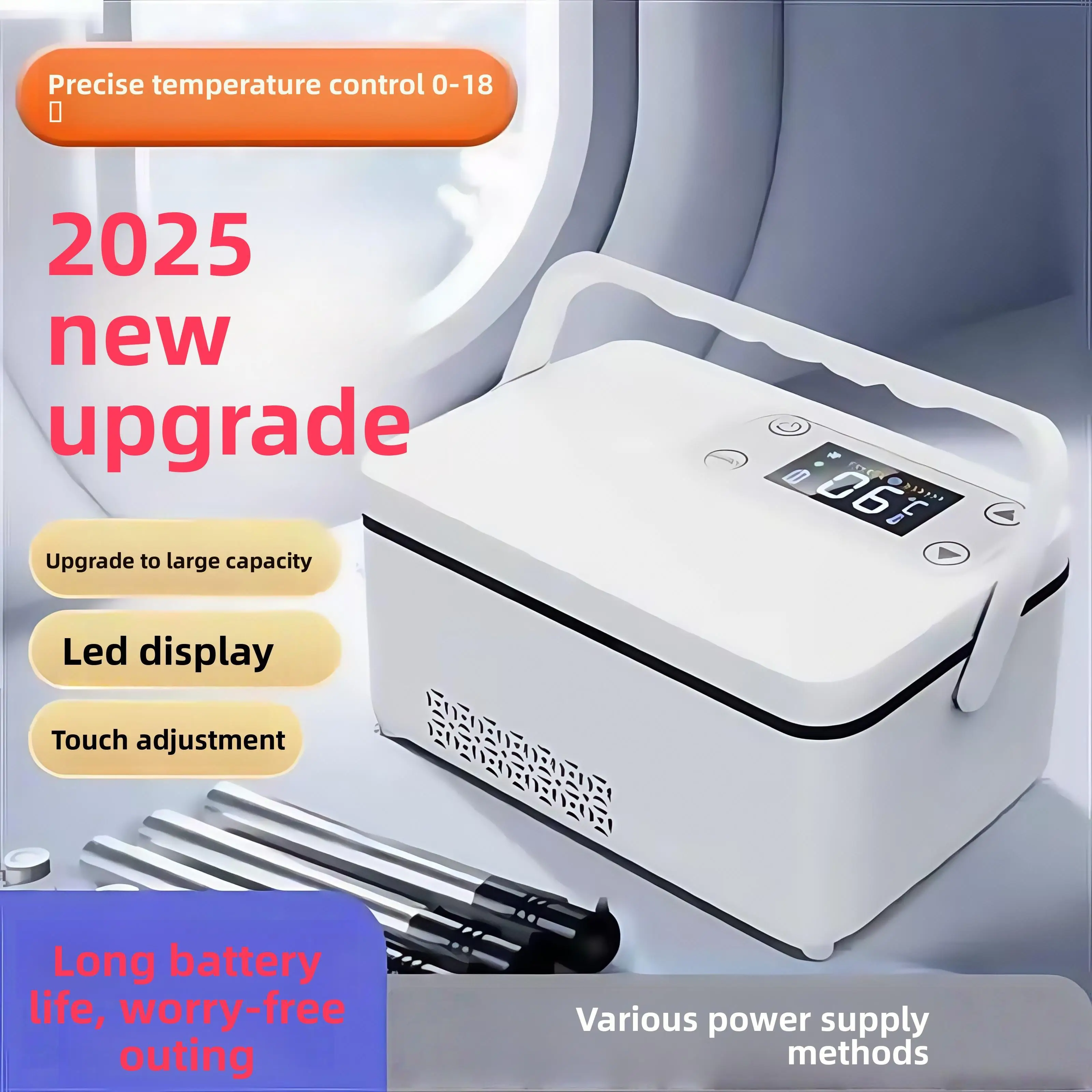 Insulin refrigerator, diabetes injection insulin, business travel portable medicine refrigerator, car mounted mini thermostat