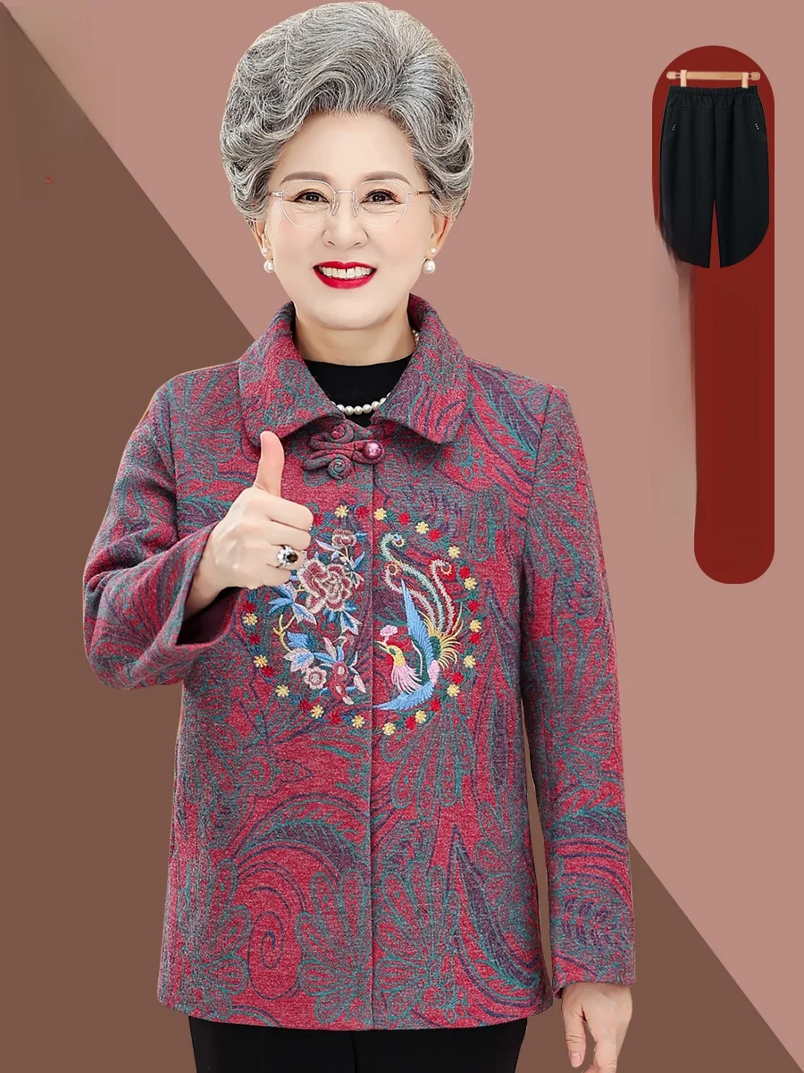 spring-autumn-chinese-style-jacket-winter-warm-clothes-set-for-elderly-women-long-pants-loose-fit-anti-wind-button-detail
