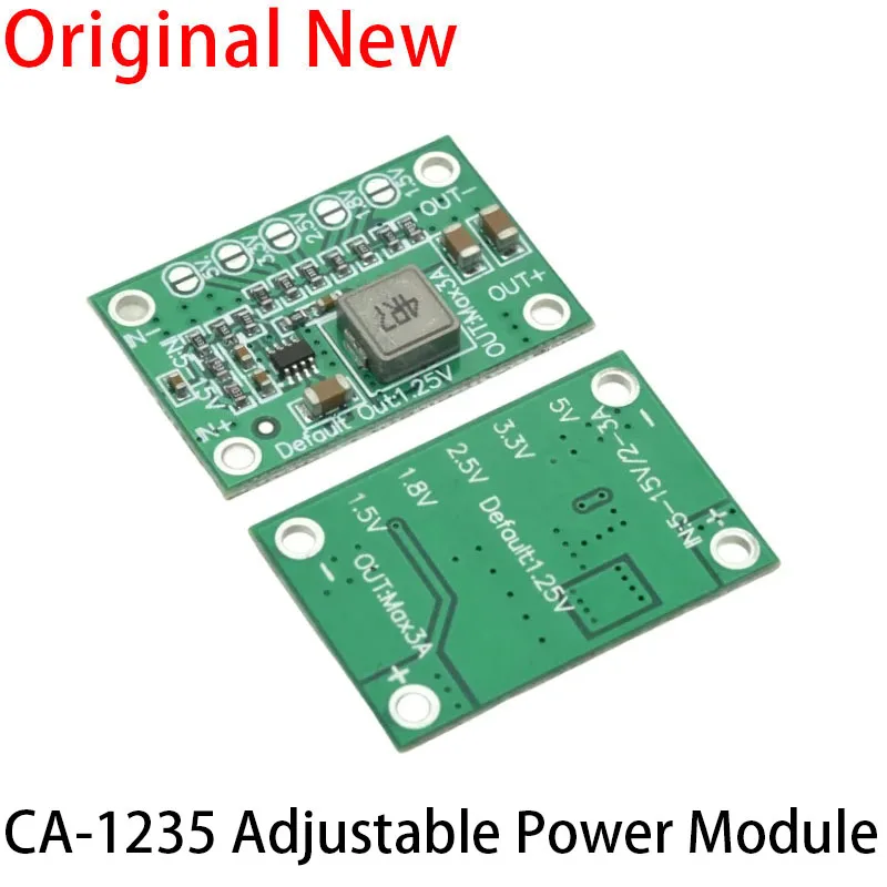 CA1235 Adjustable Power Module CA-1235 Buck Power Module 1.25V 1.5 1.8 2.5 3.3 5V Output 5-16V 3A Input Step-Down Power Supply