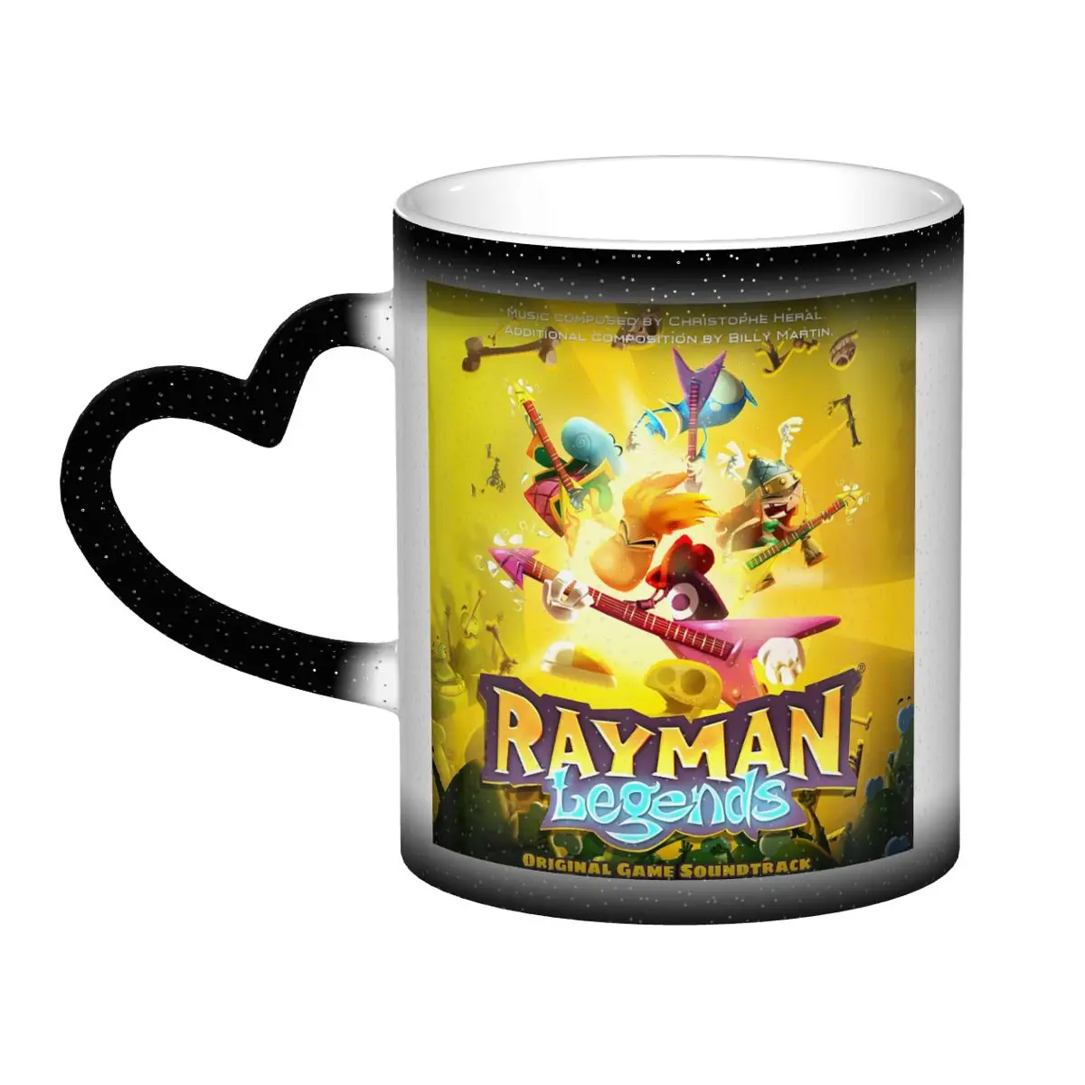 كوب ألعاب كرتونية Rayman Legends، أكواب قهوة سيراميك مضحكة، أكواب شاي، كوب حليب، أدوات للشرب هدية للأصدقاء