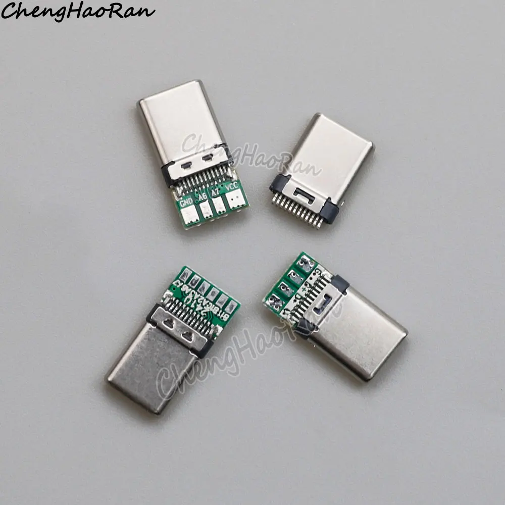 Type-C USB Male Power Charging Interface Plug Connector USB Tail Plug Power Charging Port Plug Type-C USB 3.1 Connector