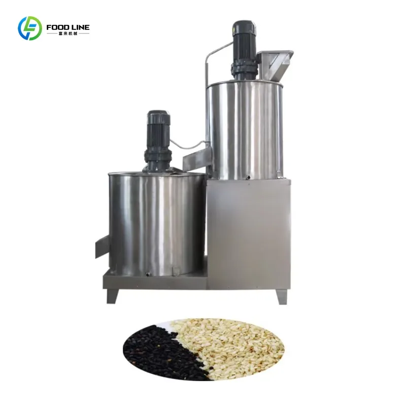 Customized All In One High Yield Sesame Peeler Automatic Sesame Skin Removing And Sesame Rice Grinding Machine