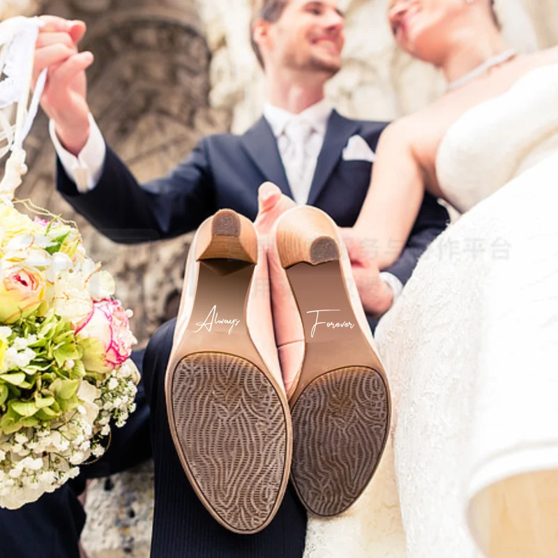 ملصقا للعروس الزفاف دائما إلى الأبد ، ديي ، صائق شخصية ، ديكور الحزب ، اكسسوارات الزفاف