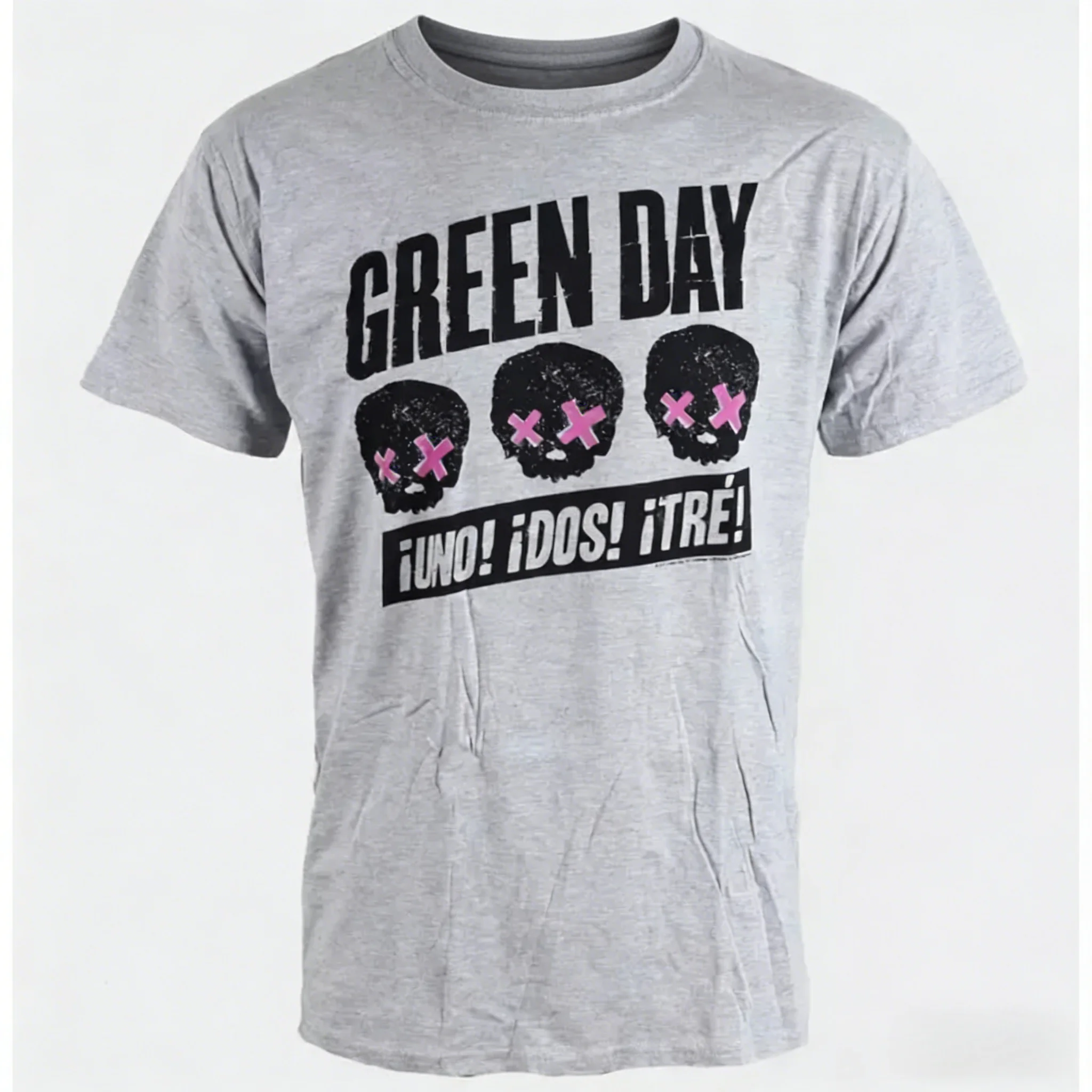 Green Day Nimrod Breast-Print Printed T-shirt Pop-Punk Band Style Daily T-shirt Suitable for Both Mens's Clothes Women's T Shirt