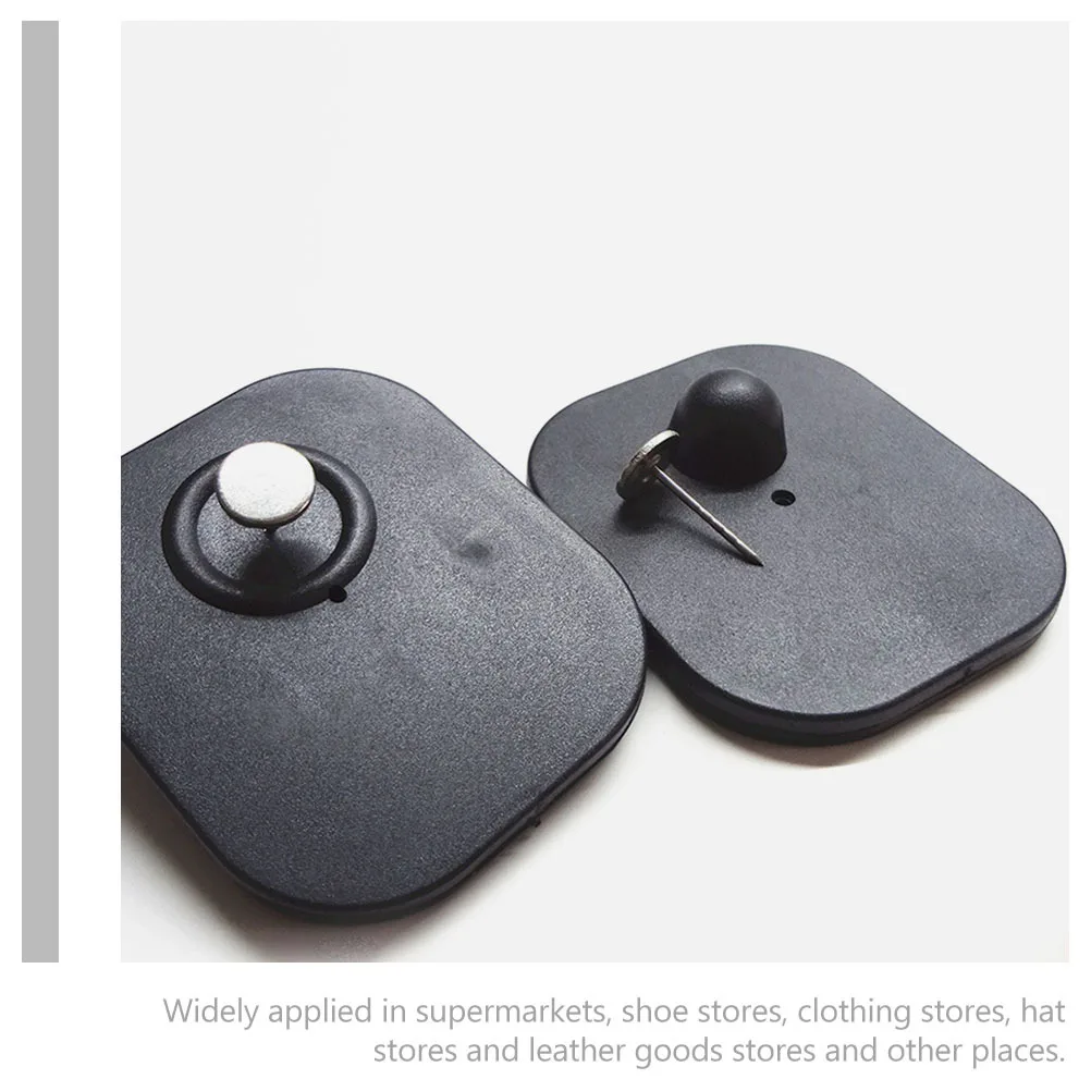 50 unidades de etiqueta dura segura para roupas de segurança sistema anti-roubo de etiqueta dura para suprimentos de loja de roupas