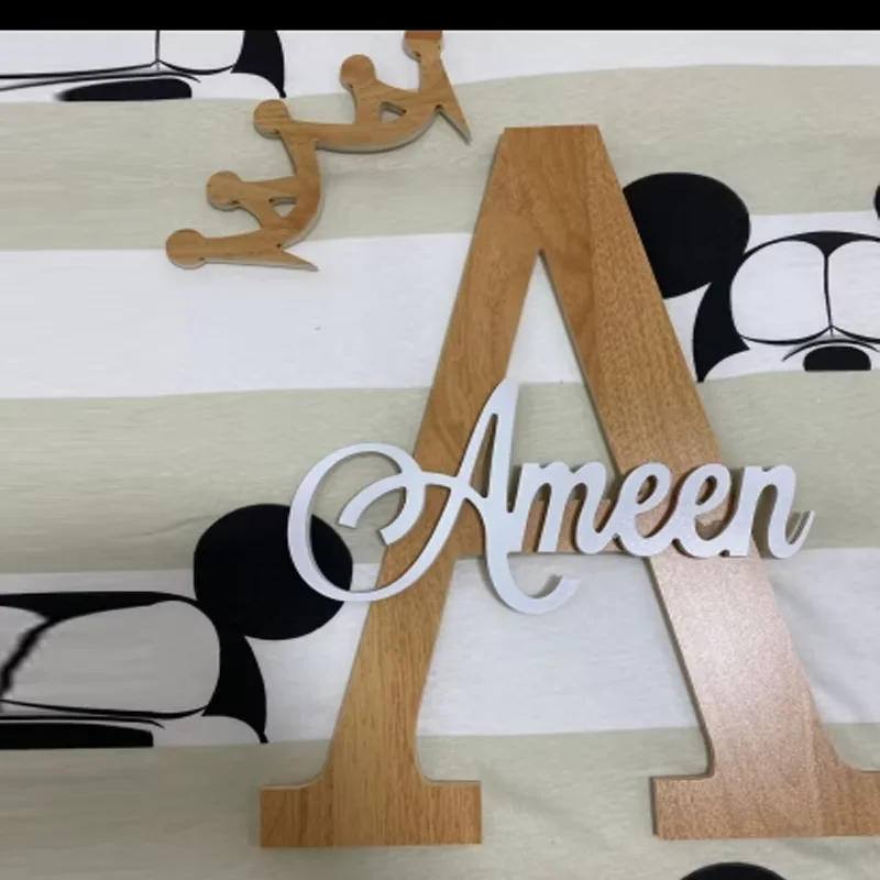 Изготовленный на заказ деревянный знак с именем семьи, подарок на годовщину свадьбы, новый дом, персонализированное имя