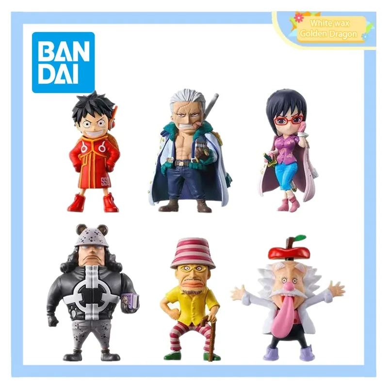 

Bandai Gashapon Anime Figure ONE PIECE Luffy Vegapunk Kuma Smoker Tashigi Devil Fruit 17 Model Collectible Ornaments Gifts Toys