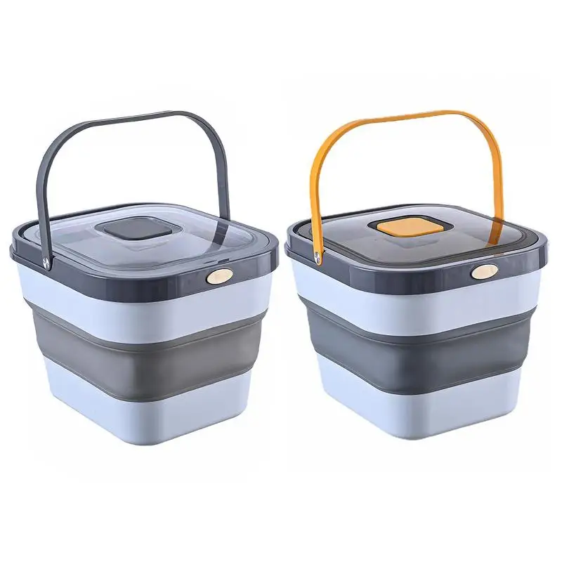 

Pet Food Container Collapsiblee Airtight Bin For Cat Dog Food Storage Foldable Food Box With Lid For Treats Pellets Grains Rice