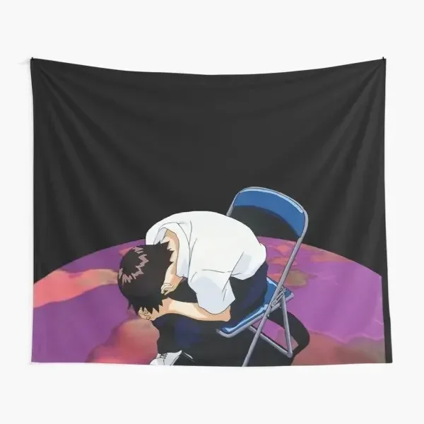 نسيج Anime Boy Lonely and Sad - مشاهد يائسة وحزينة، هدية جيدة لعشاق الرسوم المتحركة والديكورات المنزلية #1